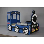 Postel Mašinka modrá