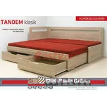 BMB ROZKLÁDACÍ POSTEL TANDEM KLASIK OBLÁ 80/160x200cm