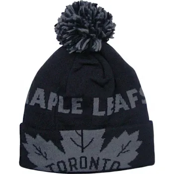 Čepice Kulich Reebok Team Wordmark Cuffed POM Toronto Maple Leafs Velikost: UNI