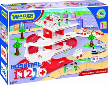 Set autodráh Wader Toys 53330 Kid cars 3D nemocnice