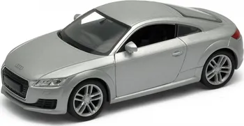 autíčko Welly Audi TT Coupe (2014) 1:34 stříbrné