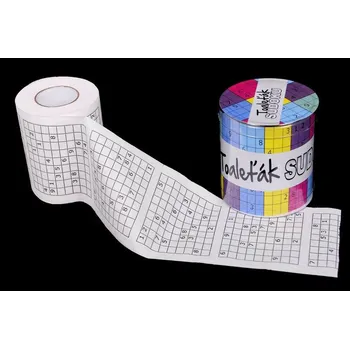 Žertovný předmět Toaletní papír SUDOKU (- dopřejte si zábavu i na toaletě)
