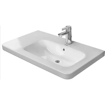Duravit Durastyle 800 x 480 mm pravé bílé + Wondergliss