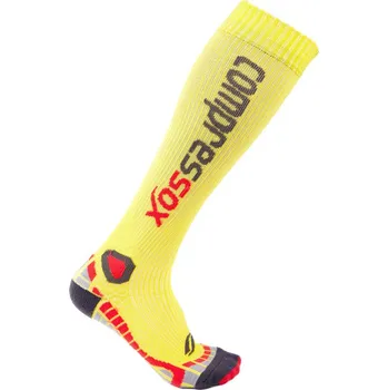 Pánské ponožky SPORT FUN kompresní podkolenky COMPRESSOX 43-46 žlutá