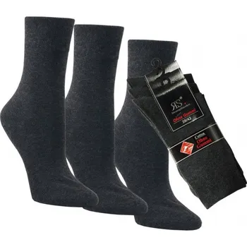 Pánské ponožky Pánské společenské ponožky RS 39-42 tm. šedá