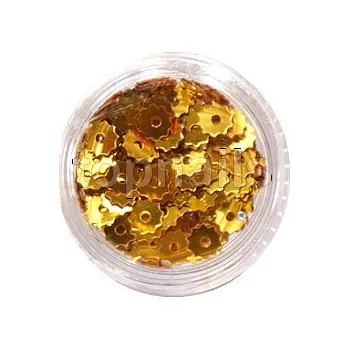 Hologramové kytičky "ozb" - GOLD