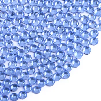 Umělé nehty Broušené kamínky na nehty SS10 - 3mm se Swarovski efektem 20 ks - LIGHT SAPPHIRE