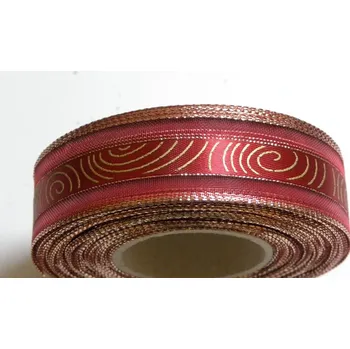 Stuha stuha spirály bordó