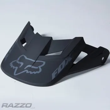 Auto-moto Náhradní kšilt helmy FOX V1 Race Black Matte XL-XXL