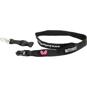 Stolní tenis Doplněk BUTTERFLY Klíčenka Logo černá