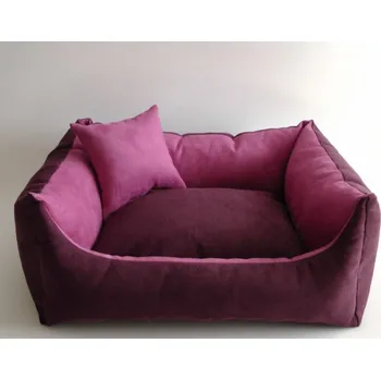 Pelíšek pro psa DELUXE Pelíšek pro psa - švestka / švestka / růžová