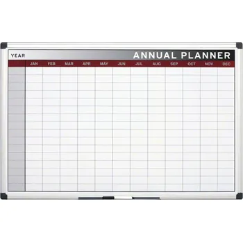 Bi-Office Roční plánovací tabule 90 x 60 cm