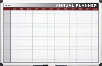 tabule Bi-Office Roční plánovací tabule 90 x 60 cm