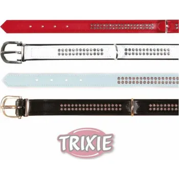 Obojek pro psa Trixie Obojek Fashion s dvouřadým zdobením Swarovski - štras Barva: Černá, Velikost obojku: XS - S 26 - 32 cm / 18 mm