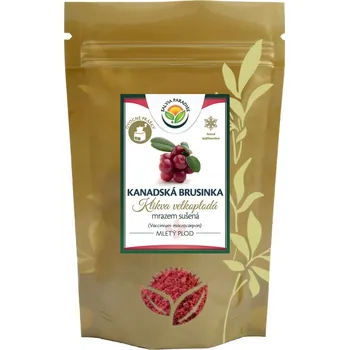 Přírodní produkt Salvia Paradise Kanadská brusinka mletá - sušená mrazem 50 g