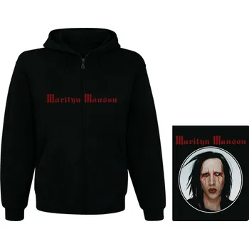 Pánská mikina mikina s kapucí a zipem Marilyn Masnon - head III