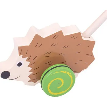Bigjigs Toys Dřevěný jezdík, ježek