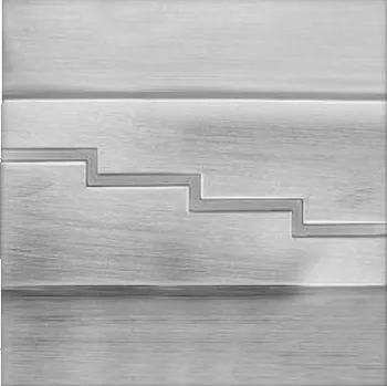 LED panel Provero LED nástěnné schodišťové svítidlo SECRETO Matný chrom 1,2W 12xSMD3014 12V DC studená bílá