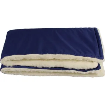 Dětská deka Kaarsgaren zimní merino 95 x 65 cm tmavomodrá