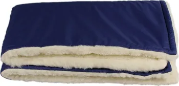 Dětská deka Kaarsgaren zimní merino 95 x 65 cm tmavomodrá