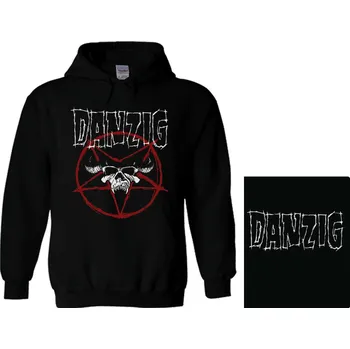 Pánská mikina mikina s kapucí Danzig - pentagram
