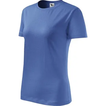 Dámské tričko MALFINI Triko BASIC LADY 160g, různé barvy Velikost S azurové
