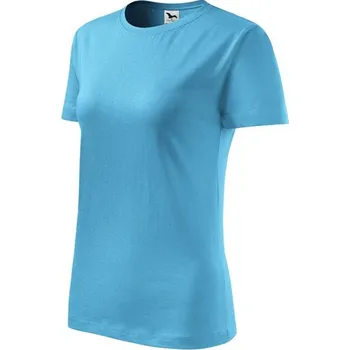pracovní tričko MALFINI Triko CLASSIC NEW LADY 145g, různé barvy Velikost XXL tyrkysové