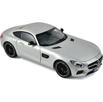 autíčko Welly Mercedes-AMG GT 1:34 stříbrný
