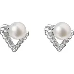 Stříbrné náušnice s perlami 21012.1