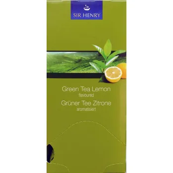 Čaj Sir Henry zelený citronový 25 sáčků