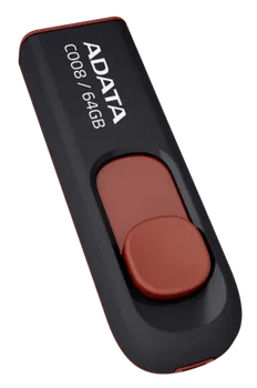 USB flash disk ADATA C008 64 GB (AC008-64G-RKD)