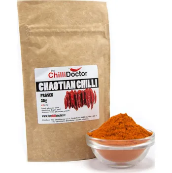 Koření The ChilliDoctor Chaotian chilli prášek 30 g