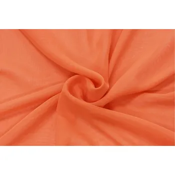 Šifon - Oranžový