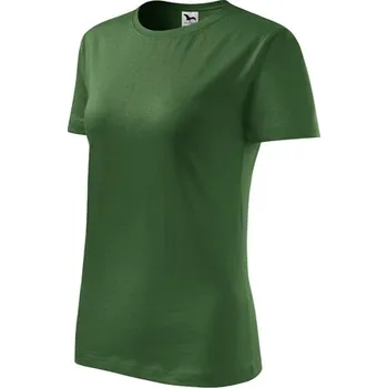 pracovní tričko MALFINI Triko BASIC LADY 160g, různé barvy Velikost XXL lahvově zelené