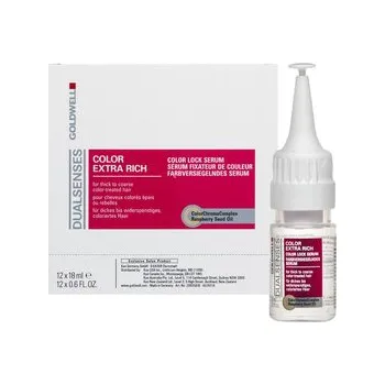 Vlasová regenerace Goldwell Dualsenses Color Extra Rich sérum pro barvené vlasy 12 x 18 ml