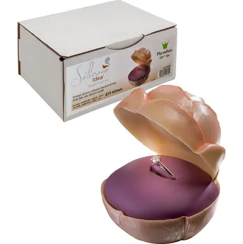 Nádoba na pečení Forma silikonová 3D (klenotnice růžový květ) prům.7,3, v.6cm