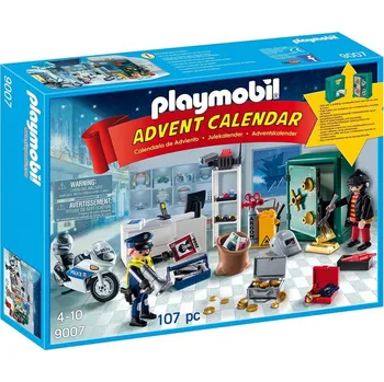 Stavebnice Playmobil Playmobil 9007 Adventní kalendář Policejní zásah v klenotnictví