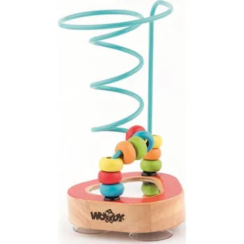 Hračka pro nejmenší Woody Minilabyrint s přísavkou