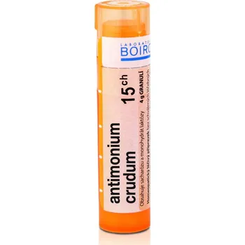 Homeopatikum Boiron Antimonium Crudum 15CH 4 g