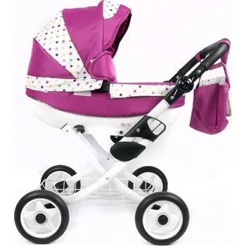 Kočárek pro panenku Nestor Viktorie 66714301 amarantový