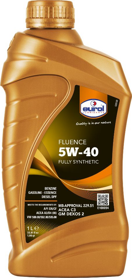 Recenze Eurol Fluence 5W‑40 - Zbozi.cz
