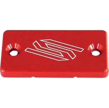 Brzda pro motocykl Víčko brzdové pumpy SCAR pro KAWASAKI KX125/250 93-08 červená (Kryt brzdové pumpy)