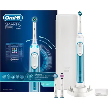 Elektrický zubní kartáček Oral-B Smart 6 6000N CrossAction modrý
