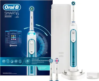 Elektrický zubní kartáček Oral-B Smart 6 6000N CrossAction modrý