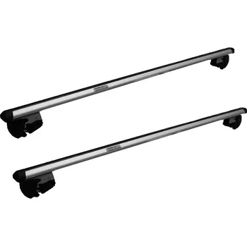 Příčník na automobil NEUMANN Nerez. MITSUBISHI, Pajero Pinin, 5-dr SUV, r.v. 2000->2006, s podélnými nosiči.