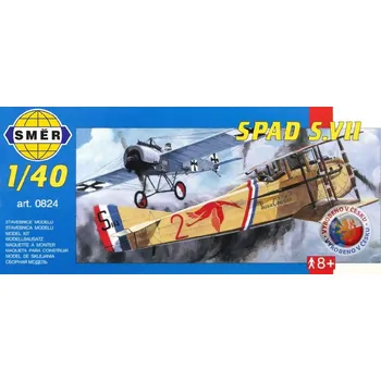 Plastikový model Směr Spad S.VII 1:40