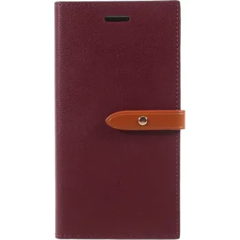 Pouzdro na mobilní telefon Mercury Pouzdro / kryt pro iPhone XS / X - Mercury, Romance Diary WINE/BROWN