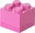 LEGO Mini Box 46 x 46 x 43 mm, růžový