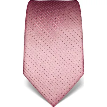 Kravata Vincenzo Boretti Růžová manažerská kravata s prošitím V. Boretti 21991