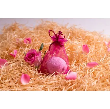 bomba do koupele Betulinines Šumivé koule do vany Be2la® (50 g) - růže